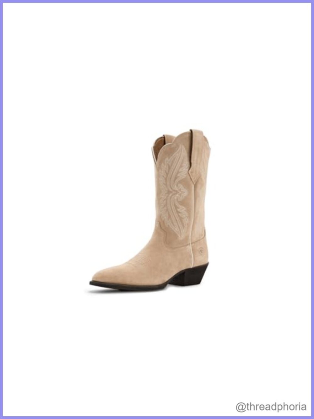 Women's Heritage Stretchfit Western Boot Round Toe Leather Knee-High Equestrian